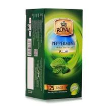 ROYAL HERBS PAPPERMINT 25 Bags Relieves COLD Symptoms And Reduces Gases And Cramps.